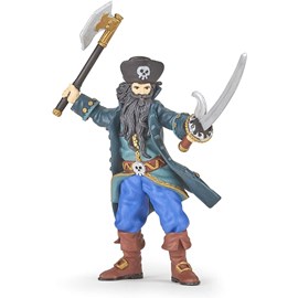 Figurine pirate barbe noire