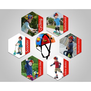 Casque enfant comic small