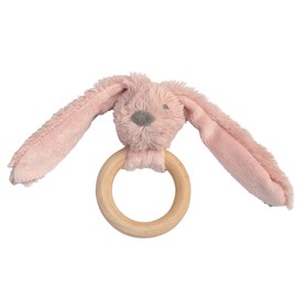 Hochet lapin richie old pink
