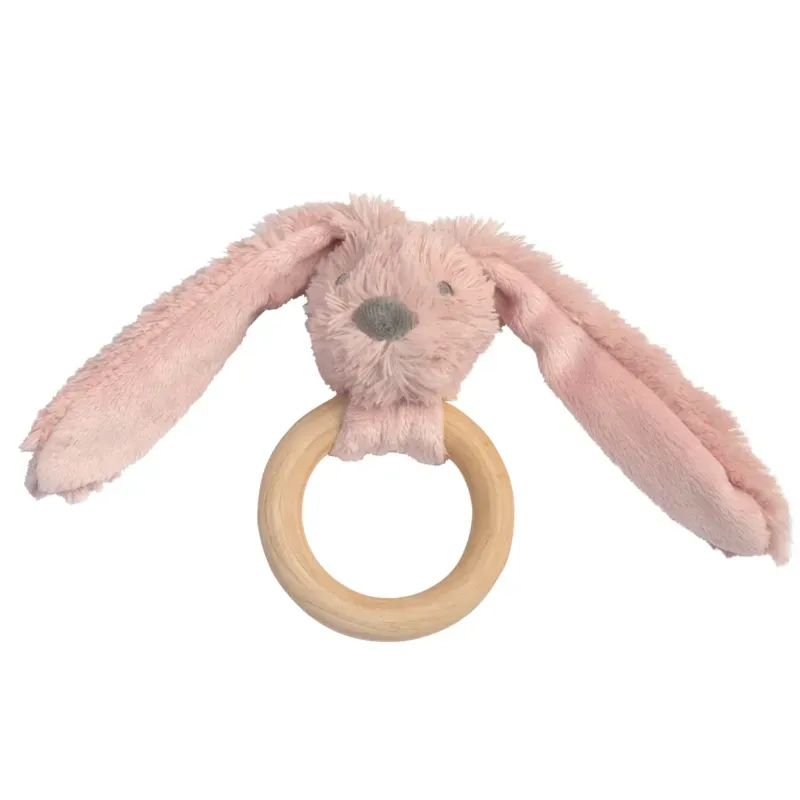 Hochet lapin richie old pink