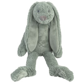 Peluche lapin richie vert 28 cm
