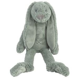 Peluche lapin richie vert 28 cm