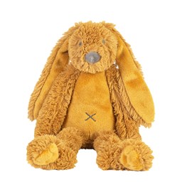 Peluche lapin richie ocre 28 cm