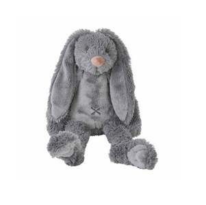 Peluche lapin richie gris 28 cm