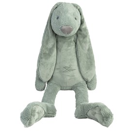 Peluche lapin richie vert 58 cm