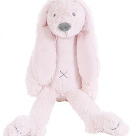 Peluche lapin richie rose clair 58 cm