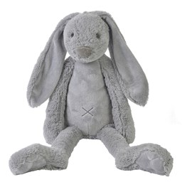 Peluche lapin richie gris clair 58 cm