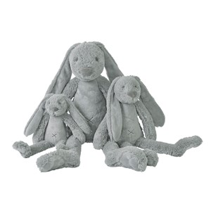 Peluche lapin richie gris clair 58 cm
