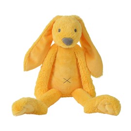 Peluche lapin richie jaune 58 cm