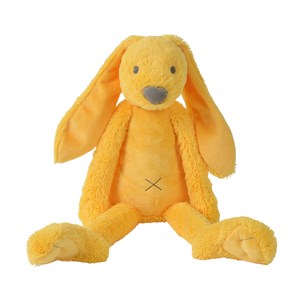 Peluche lapin richie jaune 58 cm