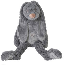 Peluche lapin richie gris 38 cm