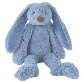 Peluche lapin richie bleu 38 cm