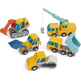 Lot d'engins de construction