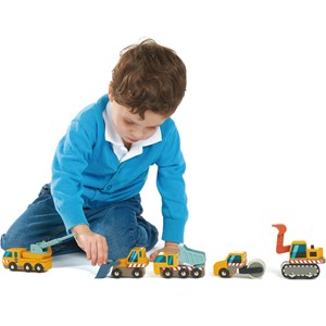 Lot d'engins de construction