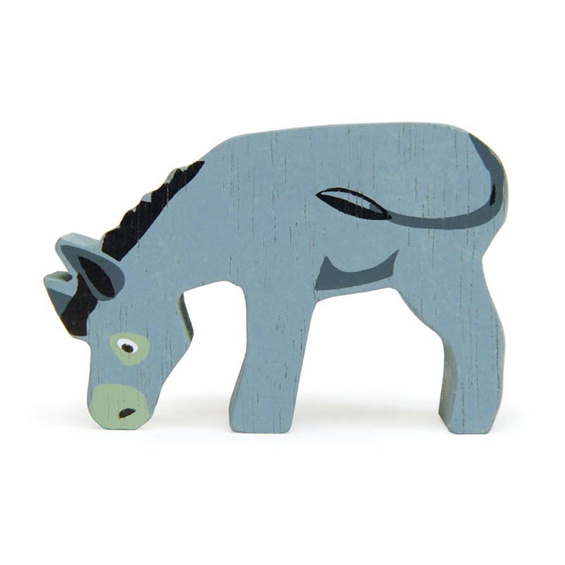 Figurine âne broutant