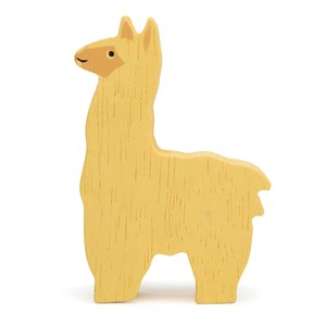 Figurine alpaga en bois