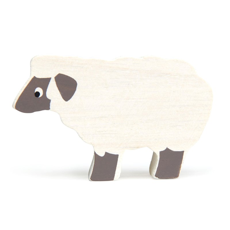 Figurine mouton en bois