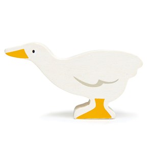 Figurine oie en bois