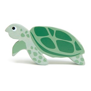 Figurine tortue de mer en bois