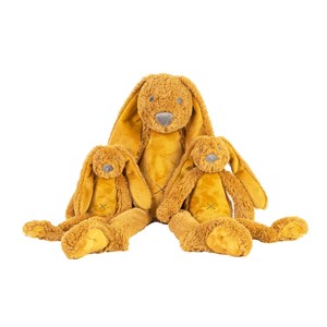 Peluche lapin richie ocre 38 cm
