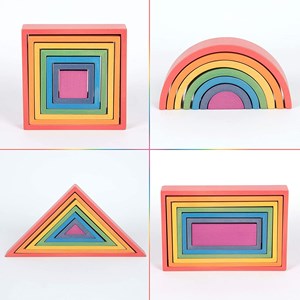 Set architecte arc-en-ciel