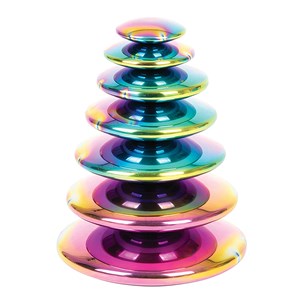 Galets réfléchissants multicolores