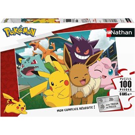 Puzzle pikachu et les pokémon 100 pcs