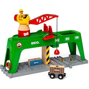 Grue double voie de chargement