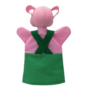 Marionnette petit cochon vert