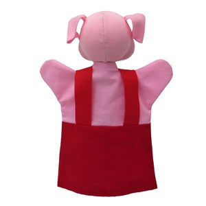 Marionnette petit cochon rouge