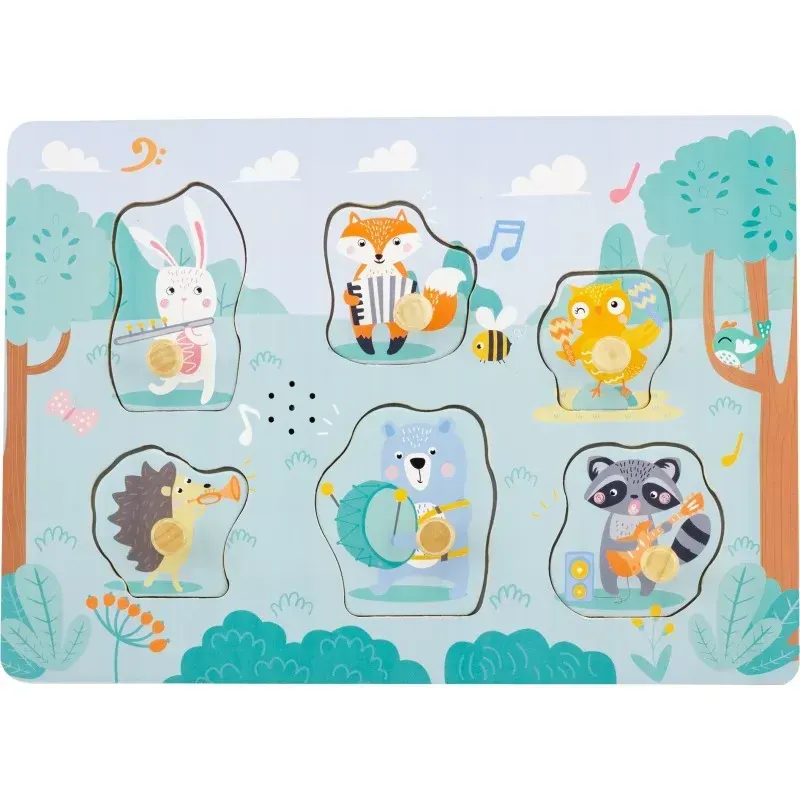Puzzle sonore les animaux musiciens (Ulysse) - Image 1