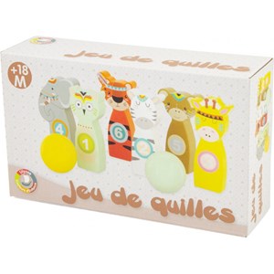 Jeu de quilles animaux 10 cm