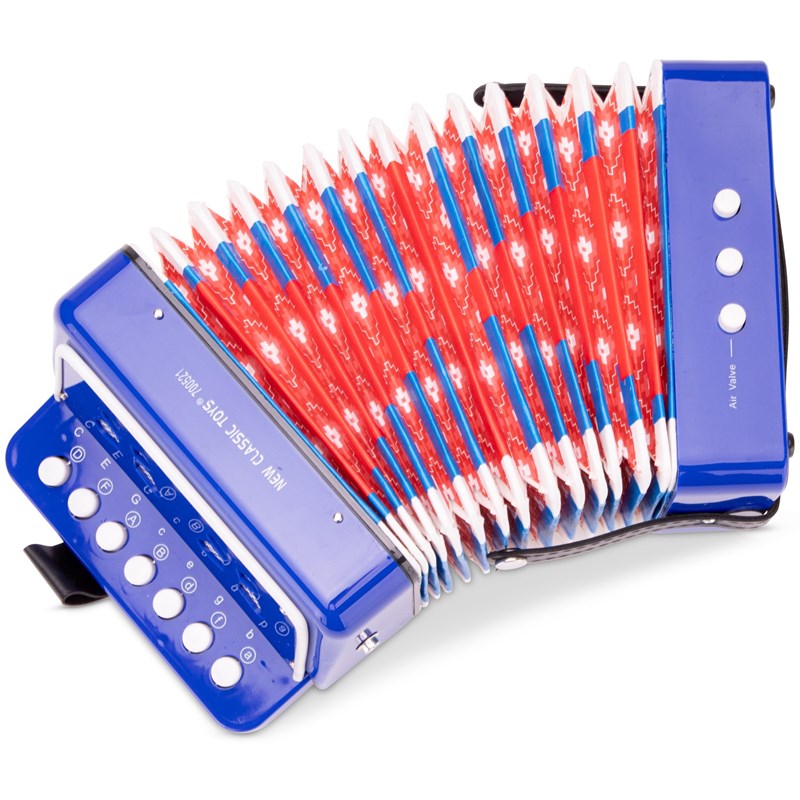 Accordéon bleu