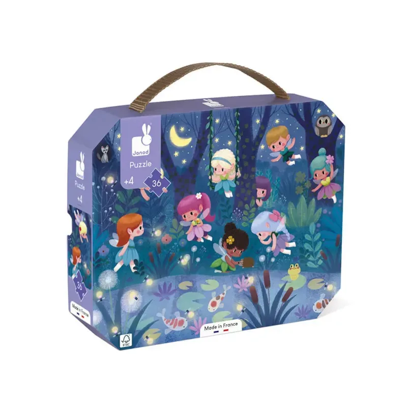 Puzzle fées et nénuphars 36 pcs