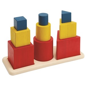 Puzzle d'encastrement 3 formes