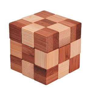 Mini casse-tête en bois serpent