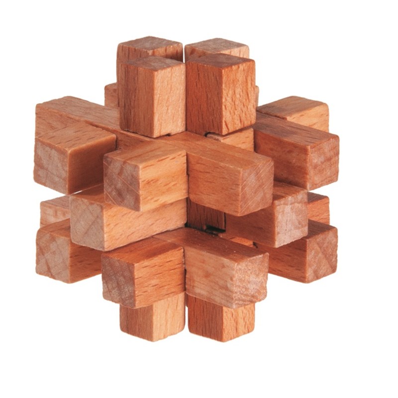 Mini casse-tête en bois quatre à cinq