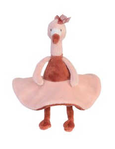 Peluche flamant rose fiddle 19 cm