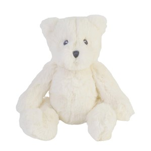 Peluche ours blanc 26 cm