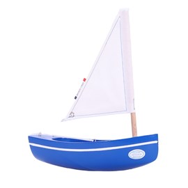 Bateau le bâchi bleu 17cm