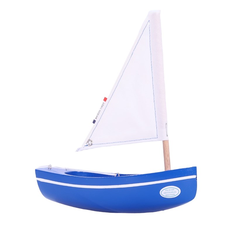 Bateau le bâchi bleu 17cm