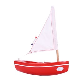 Bateau le bâchi rouge 17cm