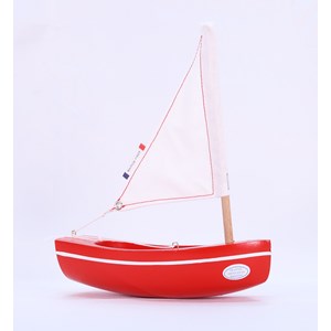 Bateau le bâchi rouge 17cm