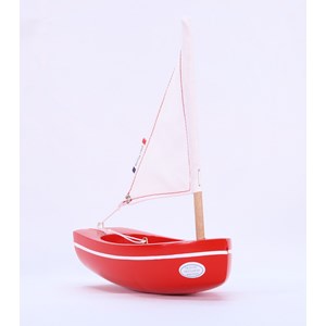 Bateau le bâchi rouge 17cm