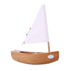 Bateau le bâchi bois naturel 17cm