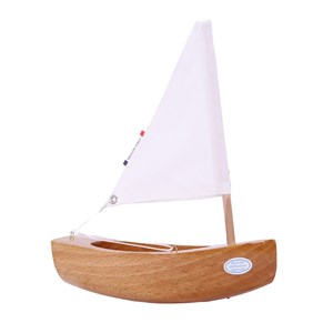 Bateau le bâchi bois naturel 17cm