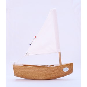 Bateau le bâchi bois naturel 17cm