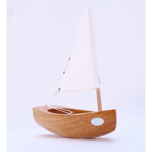 Bateau le bâchi bois naturel 17cm