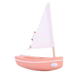 Bateau le bâchi rose 17cm