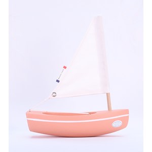 Bateau le bâchi rose 17cm